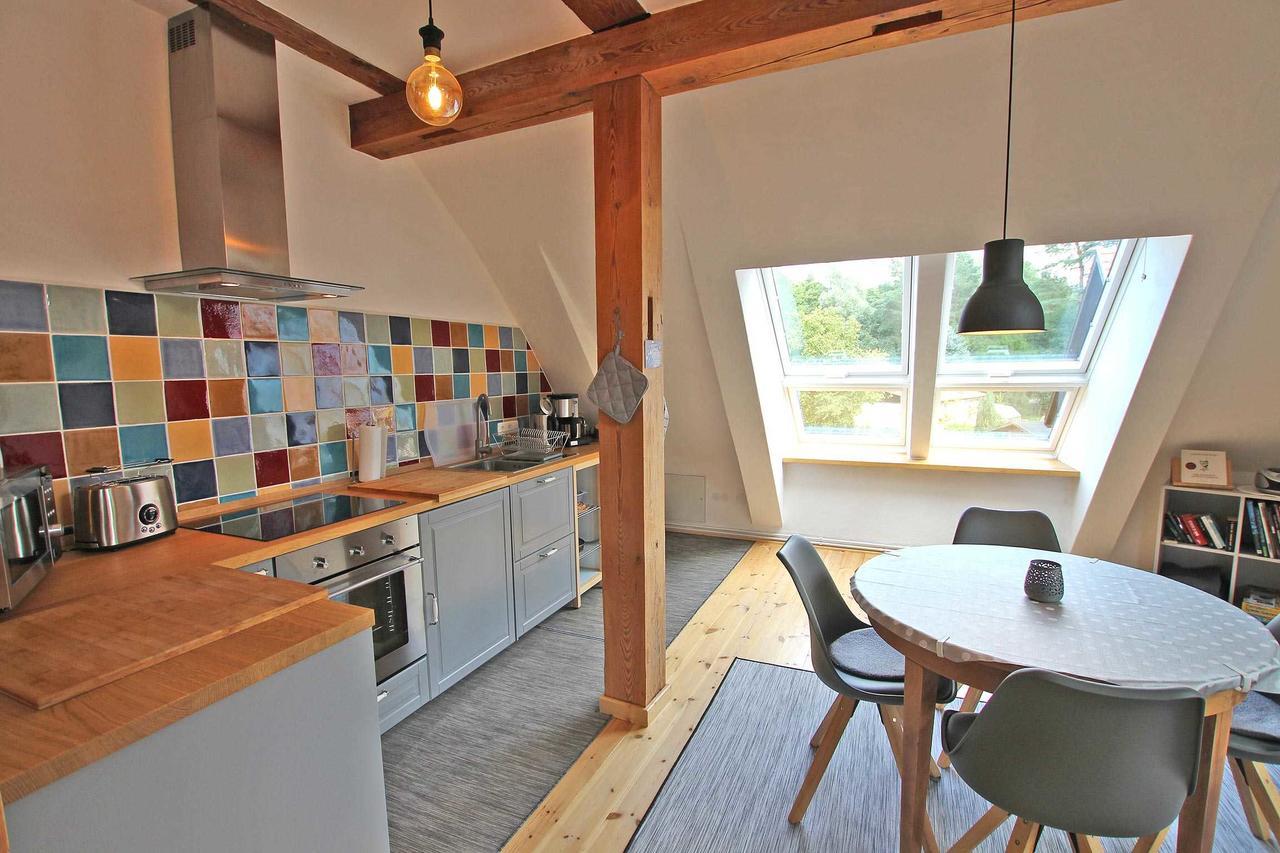 Ferienwohnung Im Forsthaus Am See Schwarz Exteriör bild